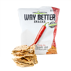 Simply So Sweet Chili Tortilla Chips by Way Better Snacks