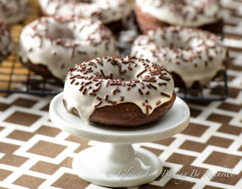 Gluten free Vegan Chocolate Breakfast Donuts