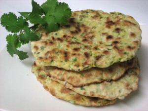 love with food cilantro flatbread