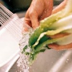 Wash produce with baking soda