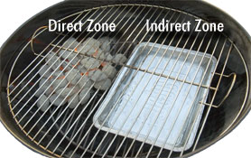 love with food - BBQ 2 Zone Setup