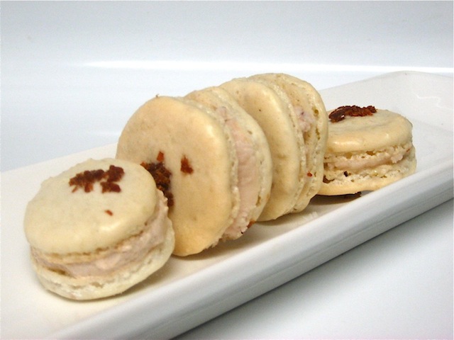 Love With Food - Bacon Macarons With Bacon-infused Port Wine Filling