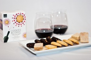 Cookies pairing with red wine