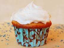 Sutton Gourmet Paper Designer Baking Liners - Scroll Chocolate/turquoise