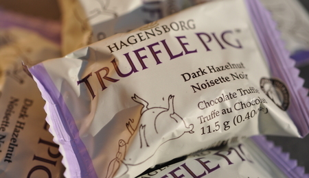Chocolate Hazelnut Truffle Pig'lets