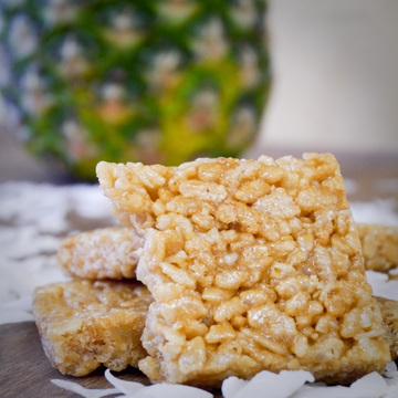 Gluten-Free Pineapple Coconut Cereal Bars