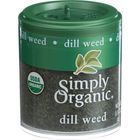 Simply Organic Dill Weed - Organic - .14 oz - Case of 6