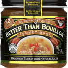Better Than Bouillon Seasoning - Turkey Base - Case of 6 - 8 oz.