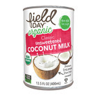 Field Day Organic Light Unsweetened Coconut Milk - Coconut Milk - Case of 12 - 13.5 FL oz.