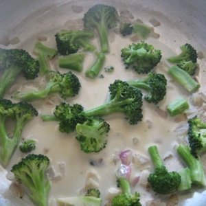 Broccoli Puree With Cheese
