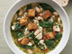 Chicken And Spinach Soup With Fresh Pesto