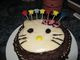 Hello Kitty Chocolate Birthday Cake With Pink Cream Filling