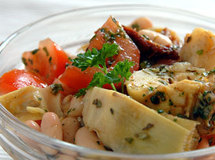 Love With Food - White Bean Salad With Tomatoes And Artichokes