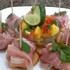 Prosciutto Wrapped Shrimp With Tropical Salsa