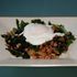 Sauteed Kale With Pancetta, Onions, Mushrooms And Poached Egg