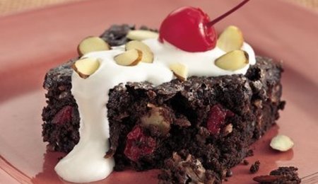 Supreme Fruit And Nut Brownie Dessert