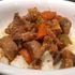 Beef & Guinness Beer Stew Served With Mashed Potatoes