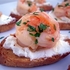 Toasted Bread With Shrimp, Garlic And Chili Pepper