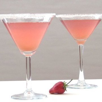 Strawberry Rhubarb Pie Martini