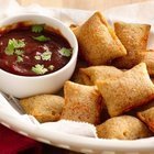Spicy Barbecue Dip And Pizza Rolls