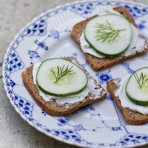 Cucumber Rye Toasts