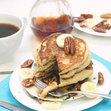 Single Serve Whole Wheat Pancakes