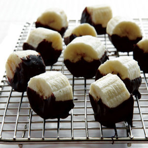 Chocolate Dipped Banana Bites