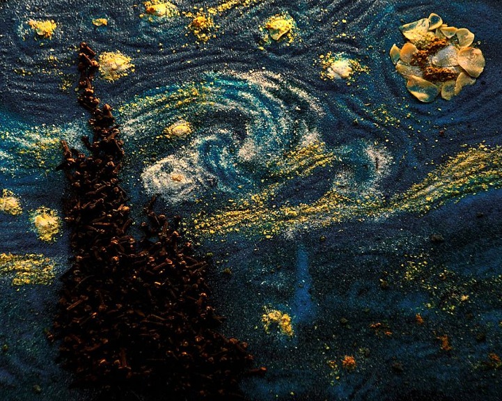 Starry Night made with spices